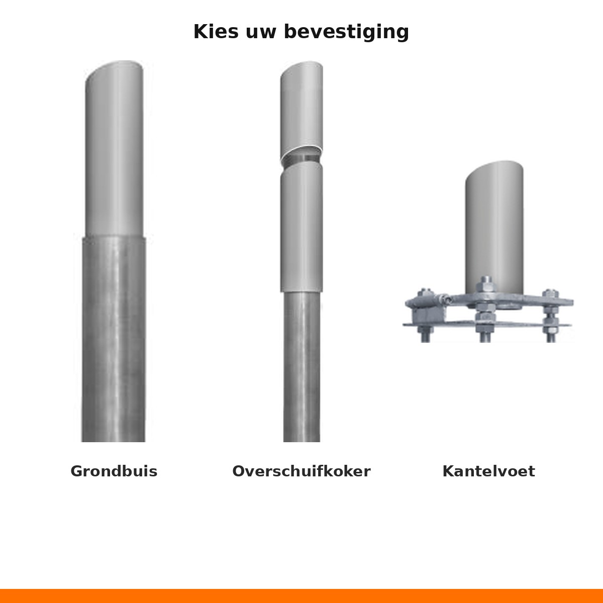 Flagpole+ met hijsbare banieruithouder